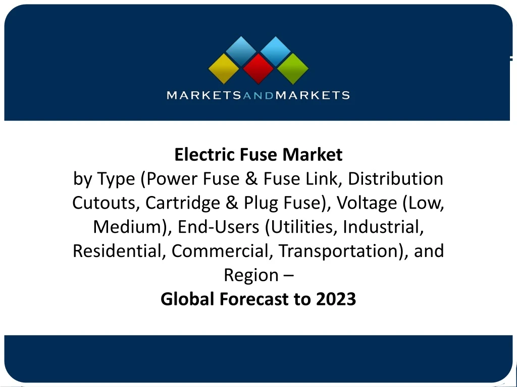 electric fuse market by type power fuse fuse link