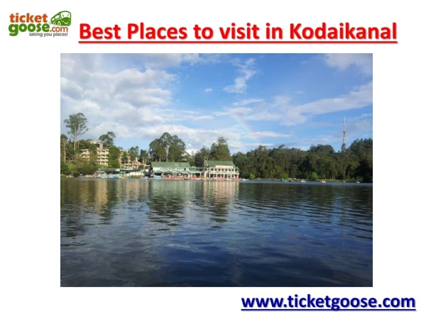 Best places to visit in Kodaikanal