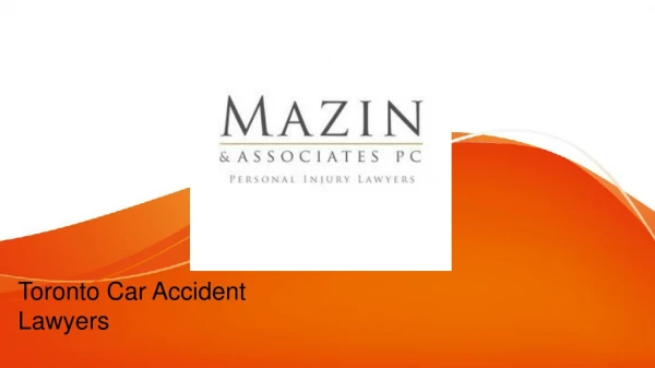 The Toronto car accident lawyers