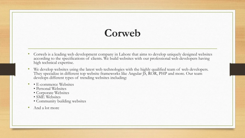corweb