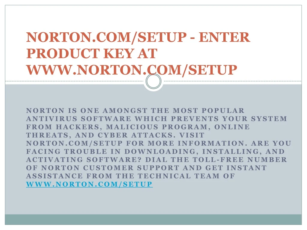 norton com setup enter product key at www norton com setup