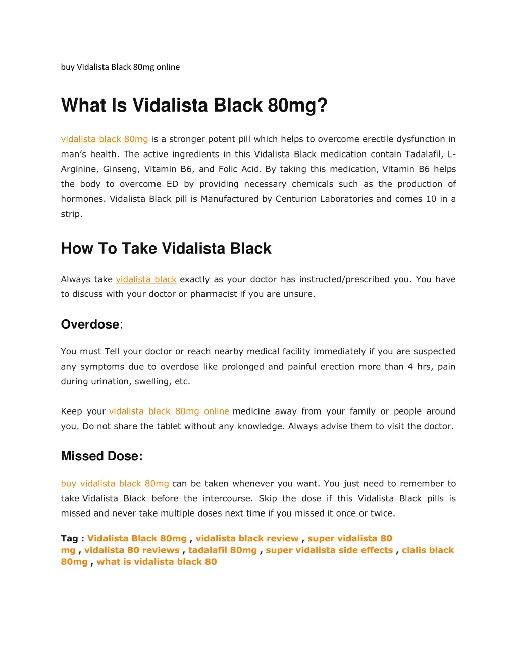 buy vidalista black 80mg online