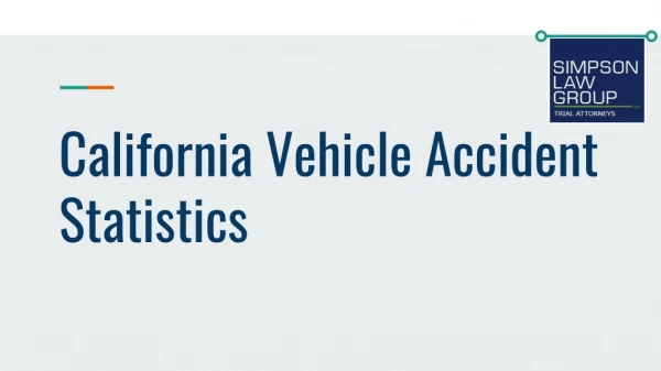 California Vehicle Accident Statistics