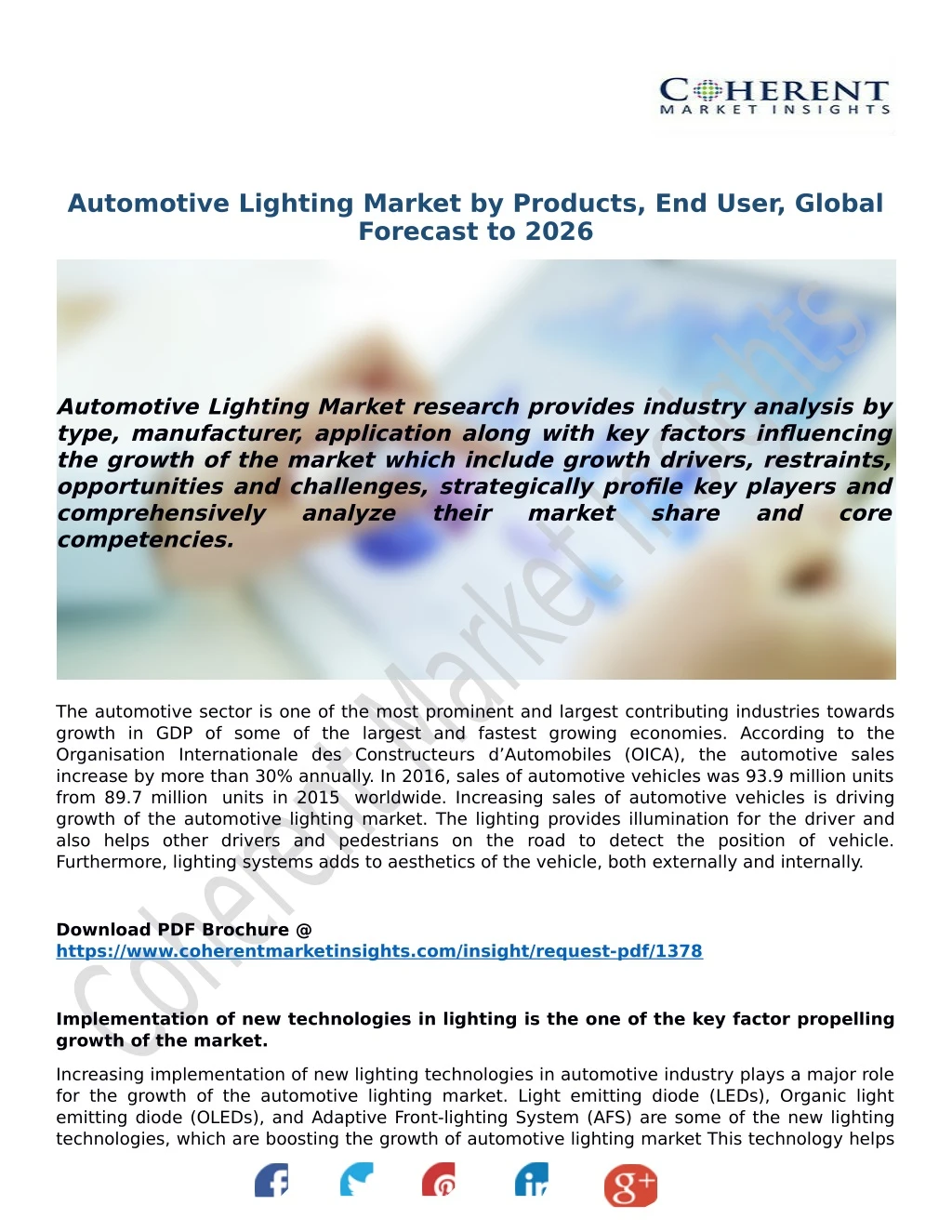 automotive lighting market by products end user
