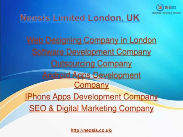Web App Development services in uk - Neosis Ltd