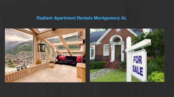 Radiant Apartment Rentals Montgomery AL