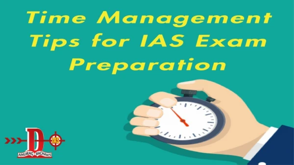 Time Management Tips For IAS Exam
