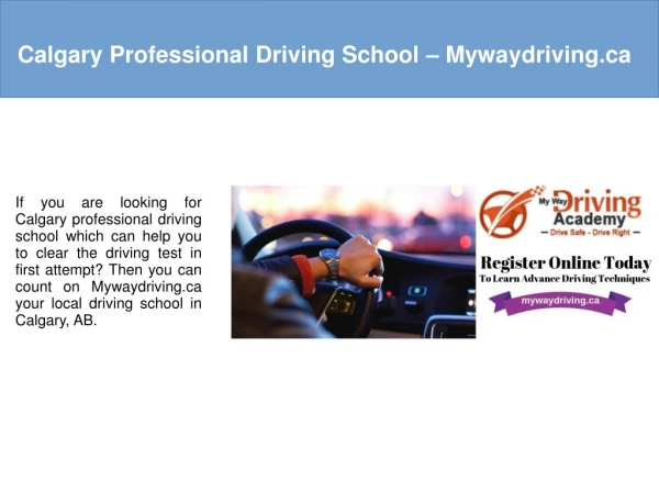 Calgary Professional Driving School