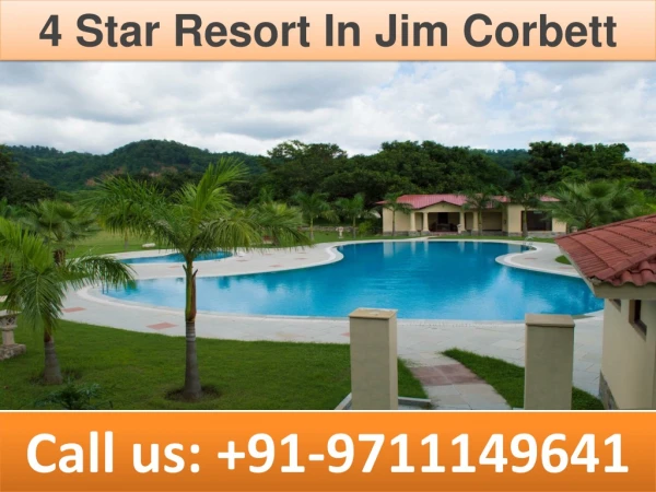 4 star resort in jim corbett