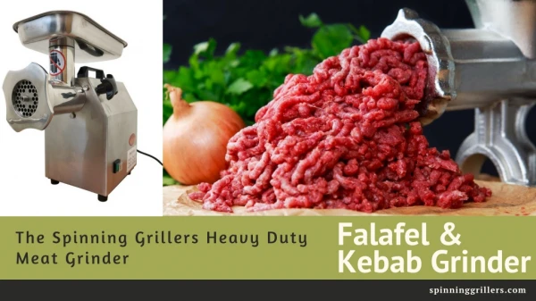 Best Commercial & Heavy Duty Meat Grinder by Spinning Grillers