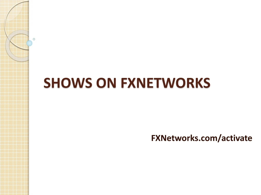 shows on fxnetworks