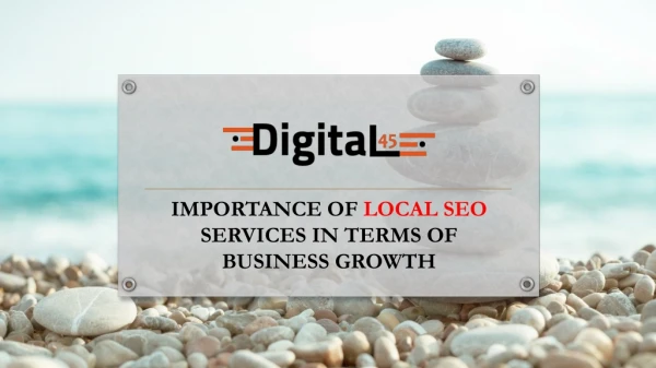 Importance of Local SEO services in terms of business growth