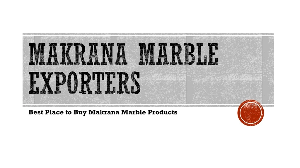 makrana marble exporters