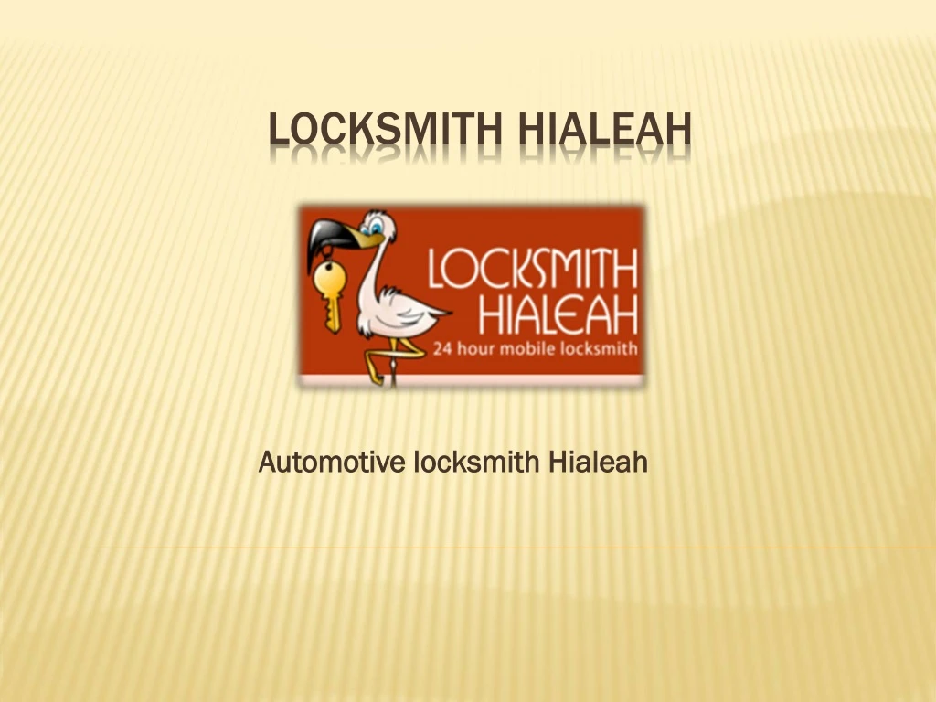 automotive locksmith hialeah