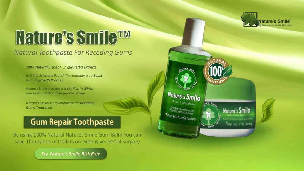 natural toothpaste for receding gums