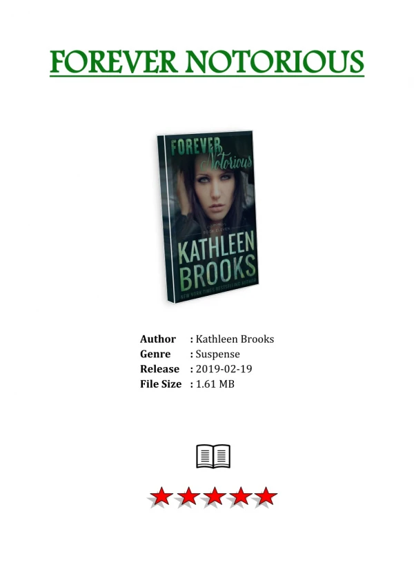 [Free Download] PDF eBook and Read Online Forever Notorious By Kathleen Brooks
