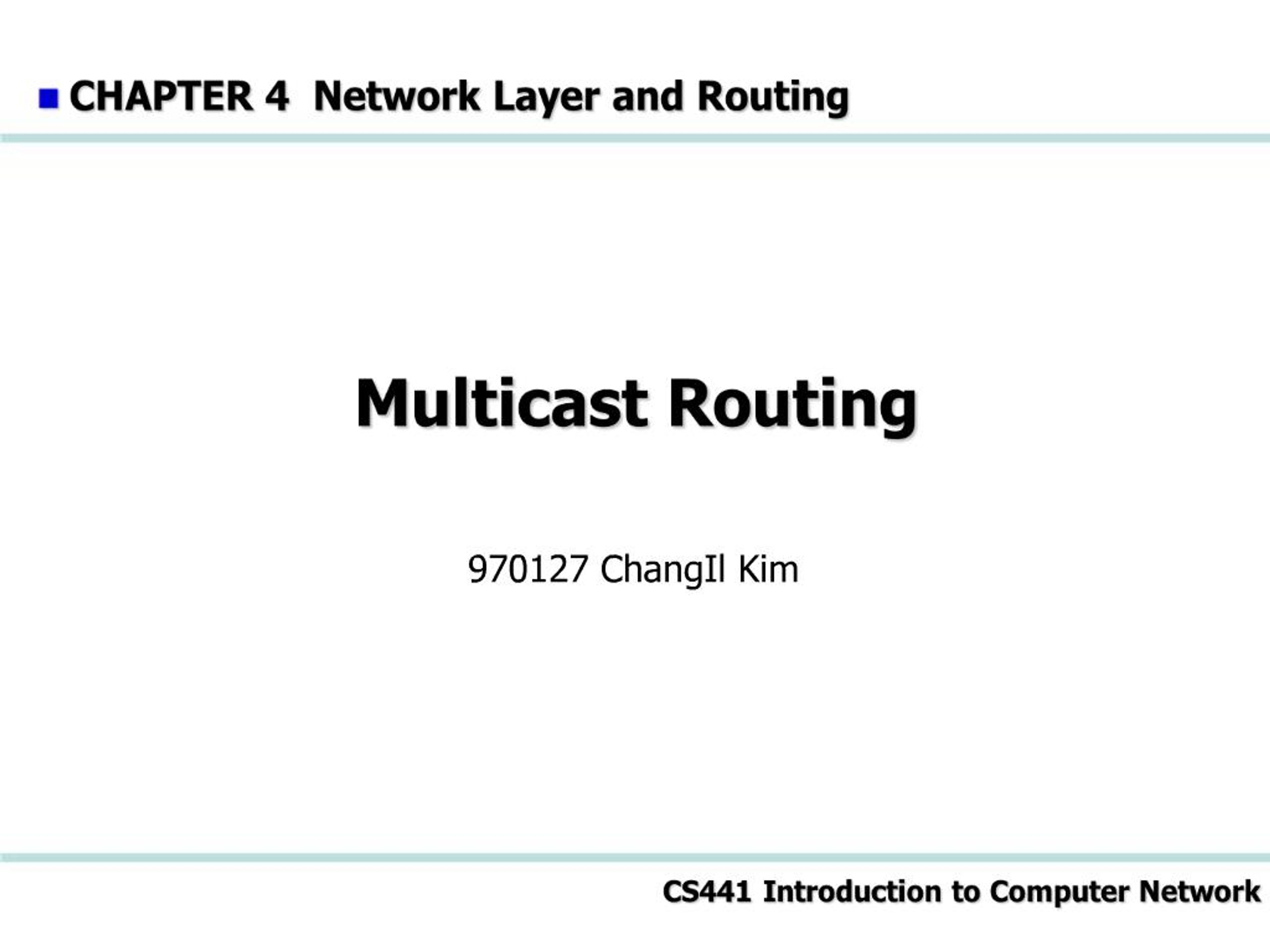 PPT - Multicast Routing PowerPoint Presentation, free download - ID:819103
