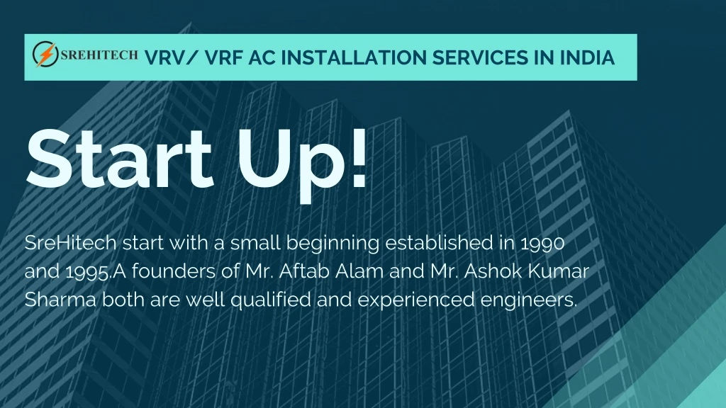vrv vrf ac installation services in india