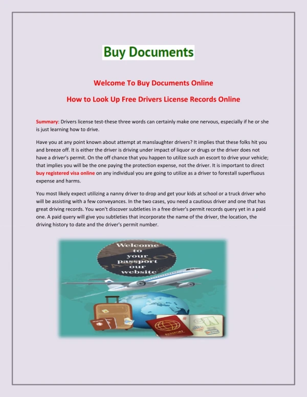 How to Look Up Free Drivers License Records Online