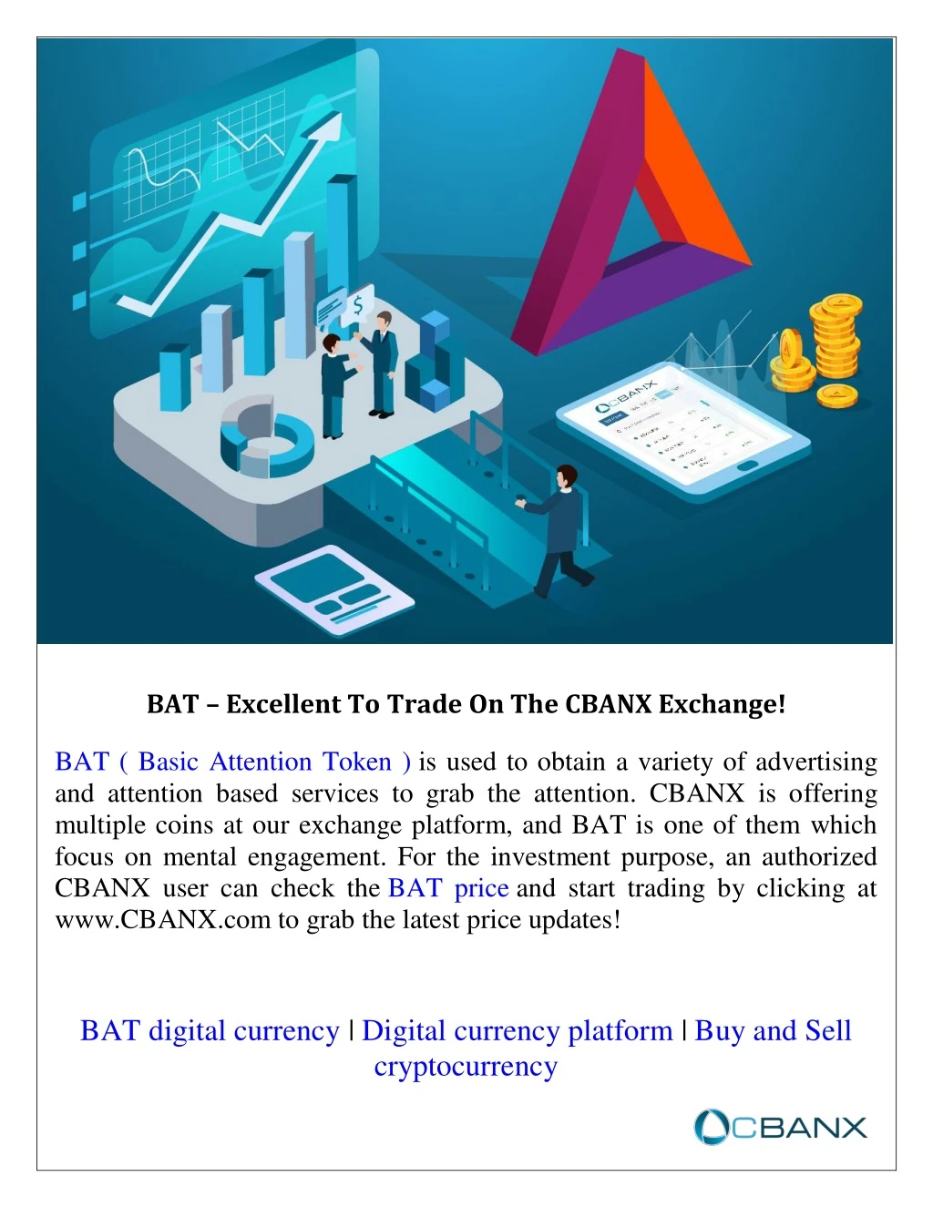 bat excellent to trade on the cbanx exchange