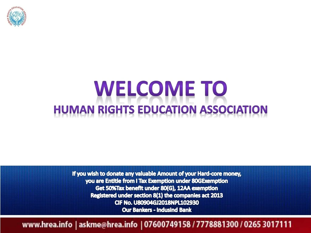 welcome to human rights education association