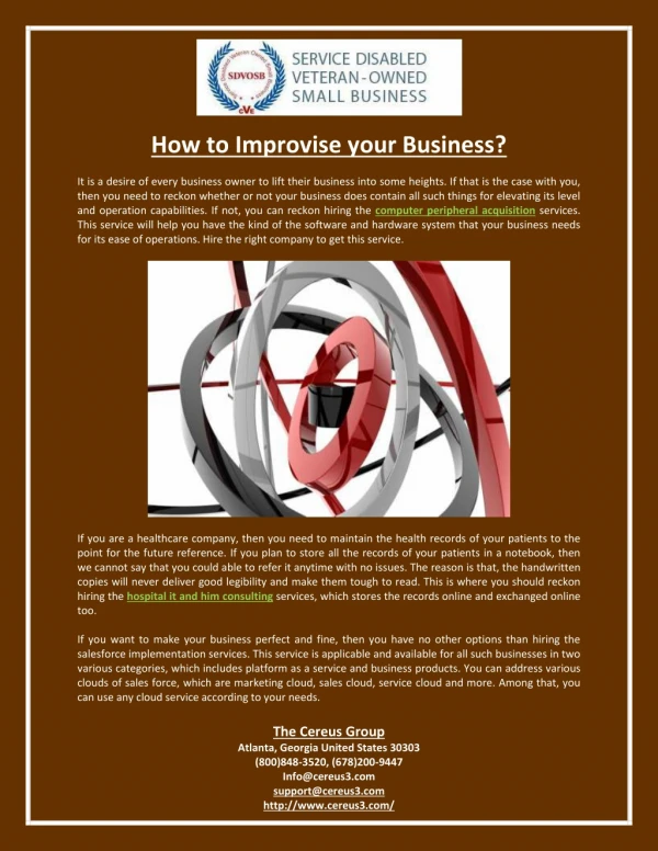 How to Improvise your Business?
