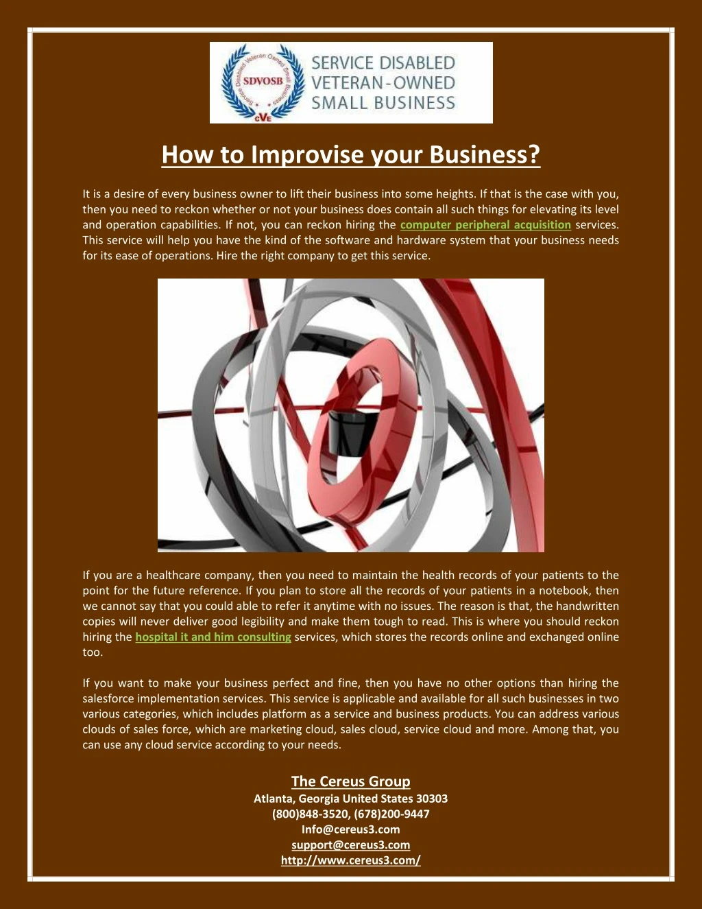 how to improvise your business