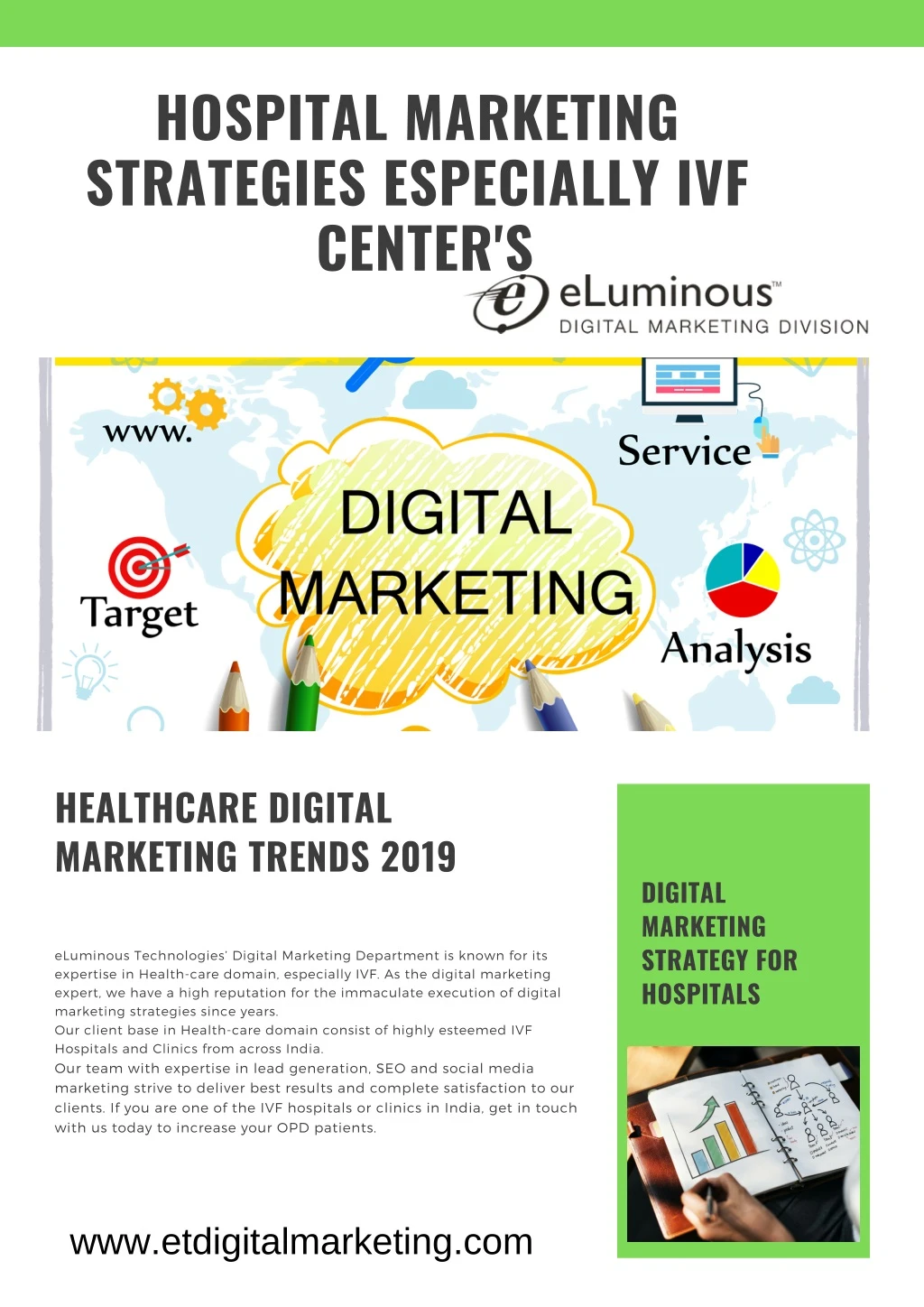 hospital marketing strategies especially