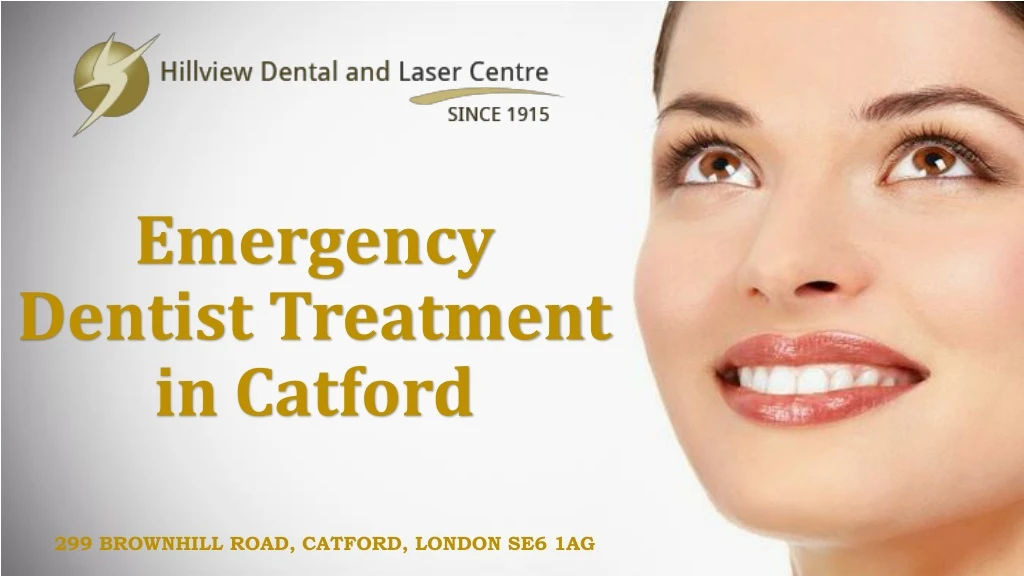 emergency dentist treatment in catford