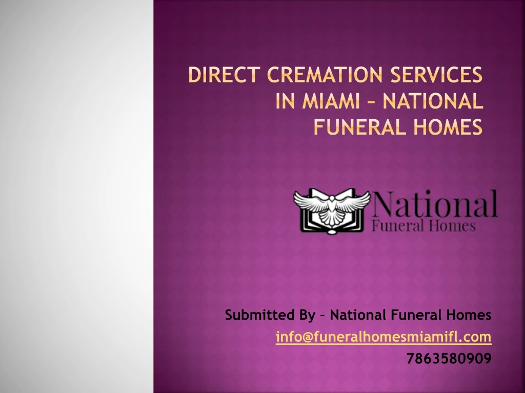 direct cremation services in miami national funeral homes
