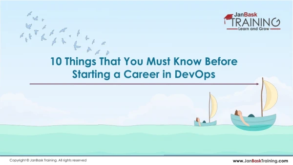 10 Things That You Must Know Before Starting a Career in DevOps