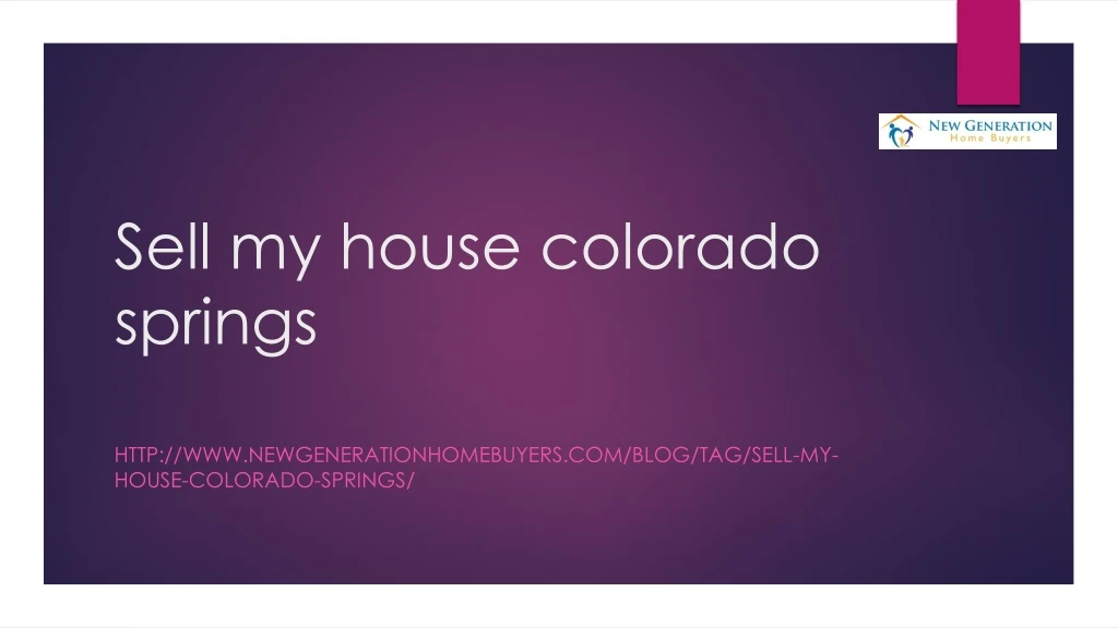sell my house colorado springs