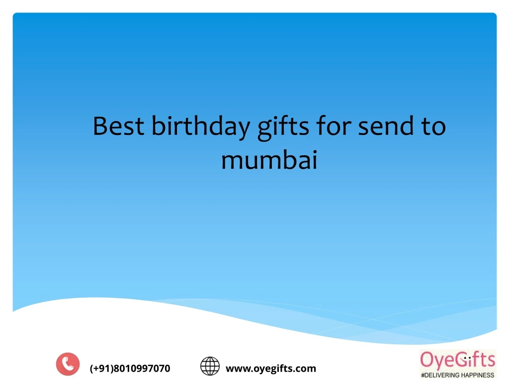 best birthday gifts for send to mumbai