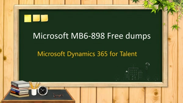 Microsoft MB6-898 exam dumps
