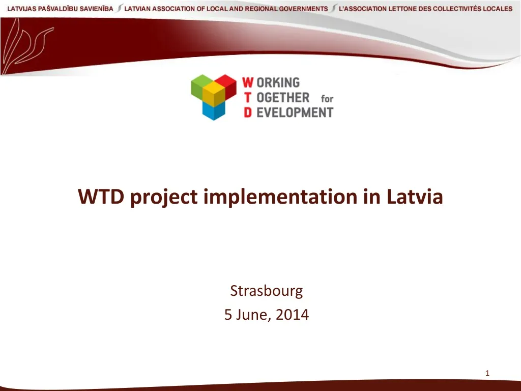 wtd project i mplementation in latvia