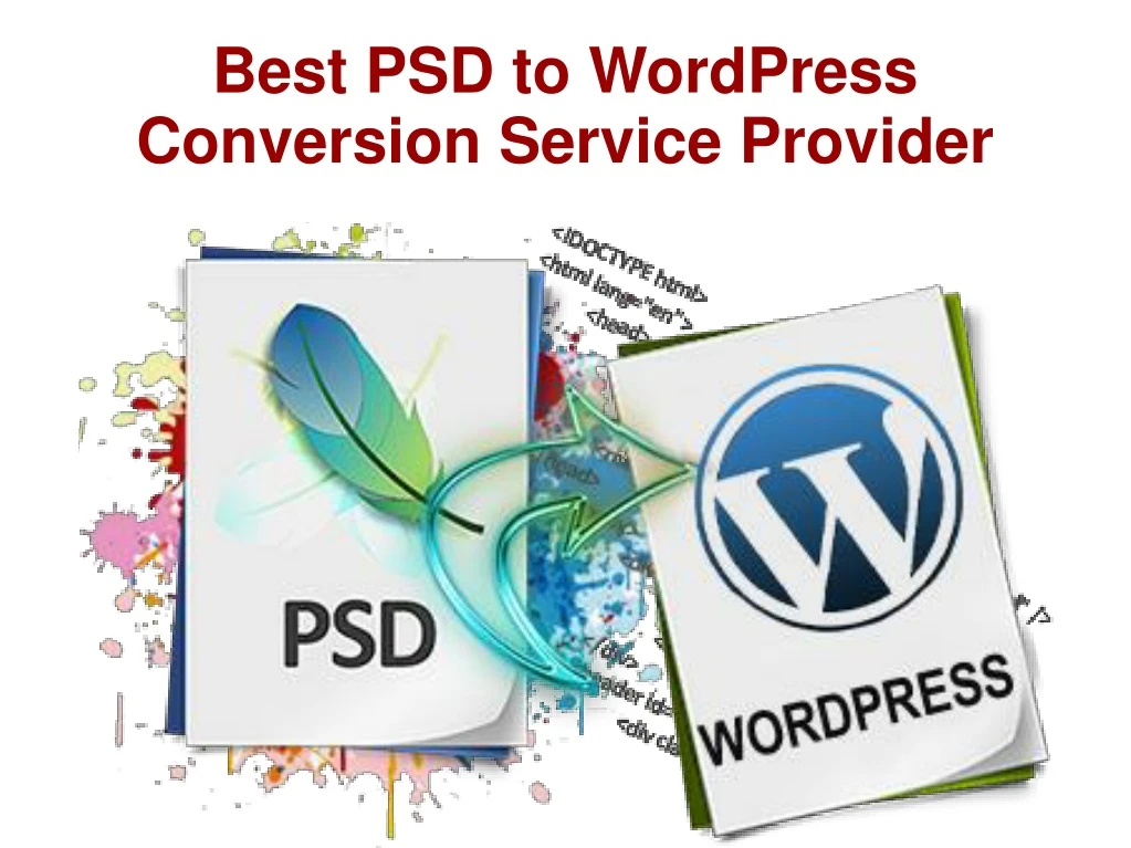 best psd to wordpress conversion service provider