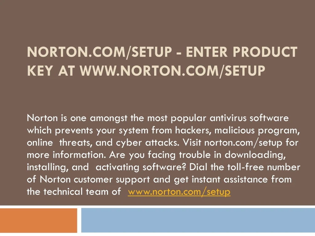 norton com setup enter product key at www norton com setup