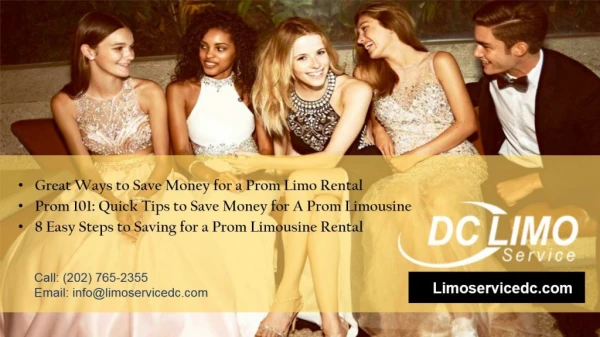 Great Ways to Save Money for a Prom Limo Rental