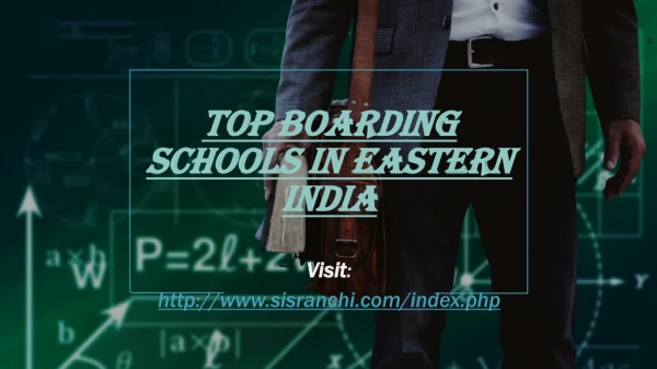 Top boarding schools in eastern India