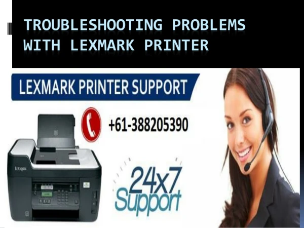 Troubleshooting Problems With Lexmark Printer