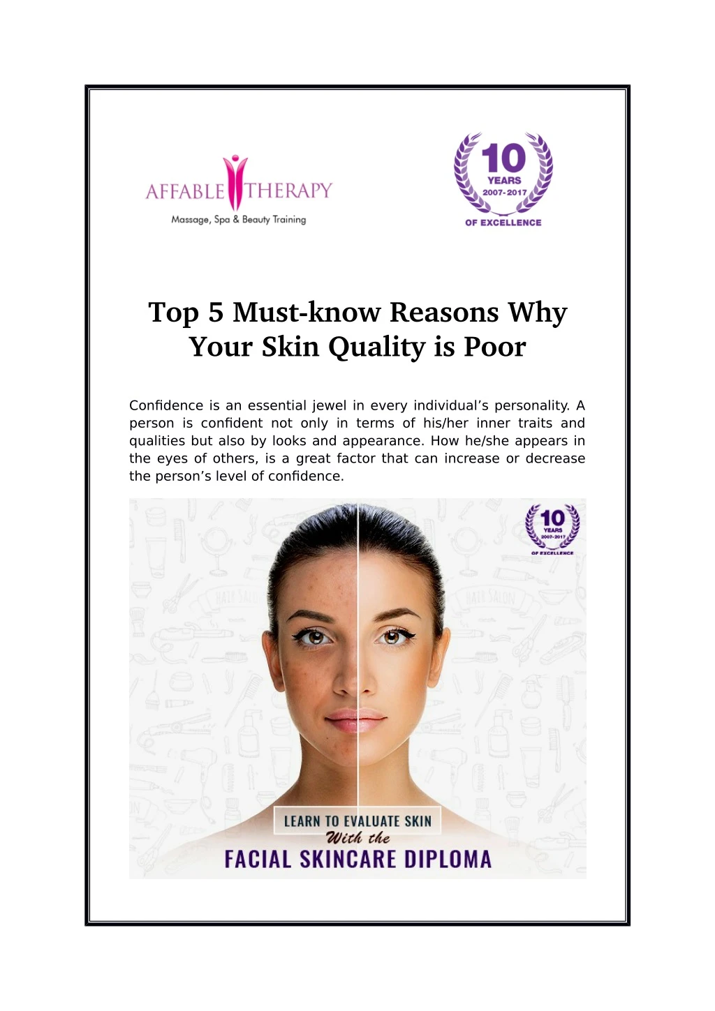 top 5 must know reasons why your skin quality