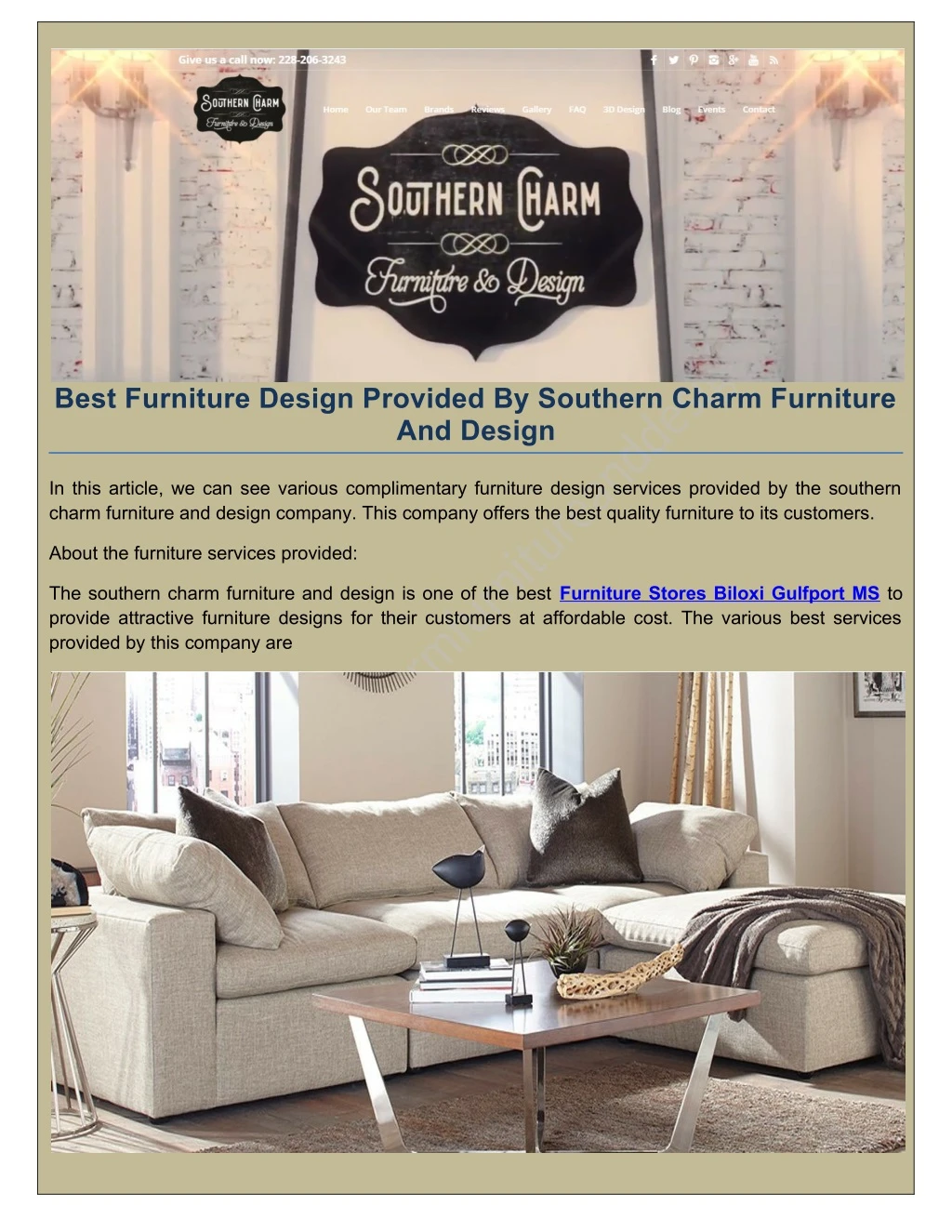 best furniture design provided by southern charm