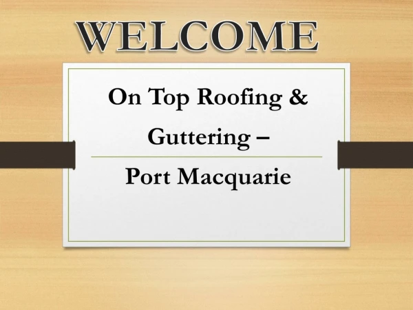 Get Roof Extension in Port Macquarie