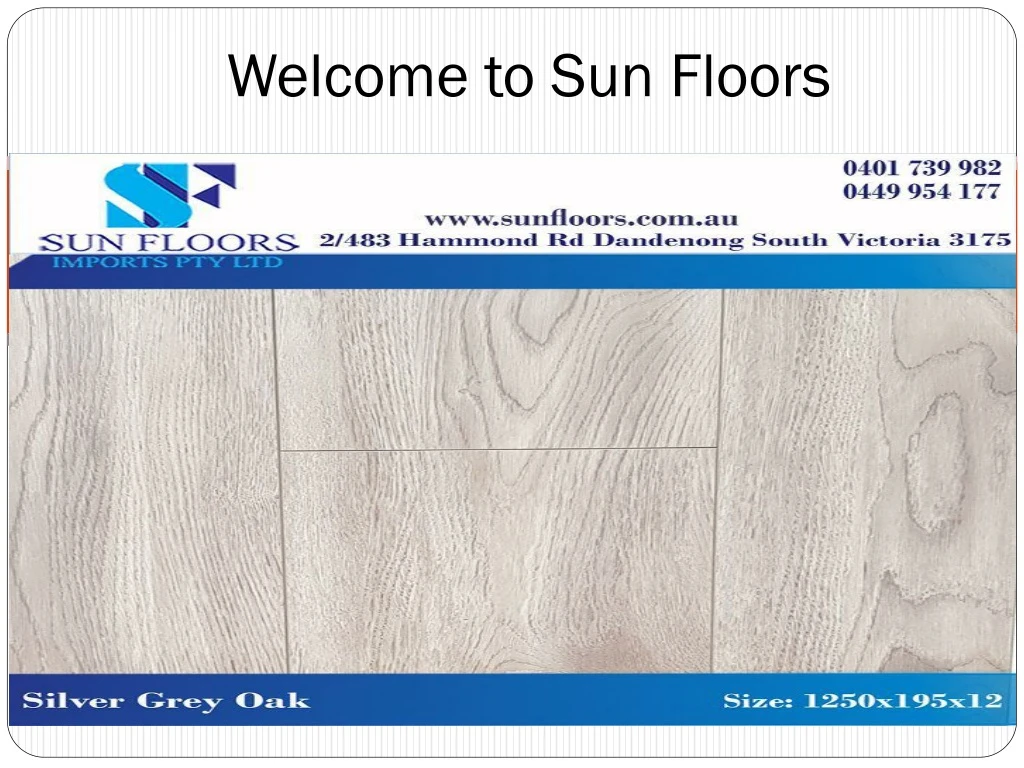 welcome to sun floors
