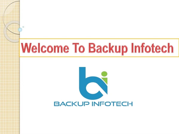 Provide best Website Designing and Development Services by Backup Infotech