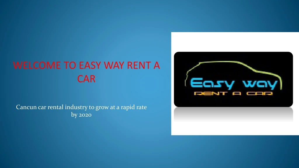 welcome to easy way rent a car