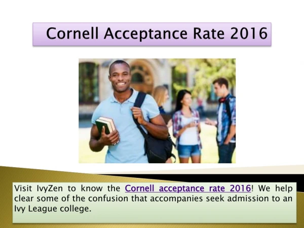 Cornell Acceptance Rate 2016