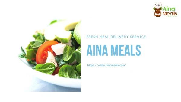 Best Catering Service in Honolulu - Aina Meals