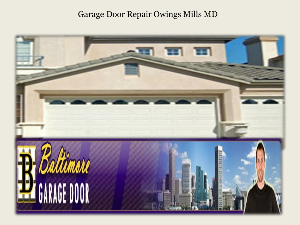 garage door repair owings mills md