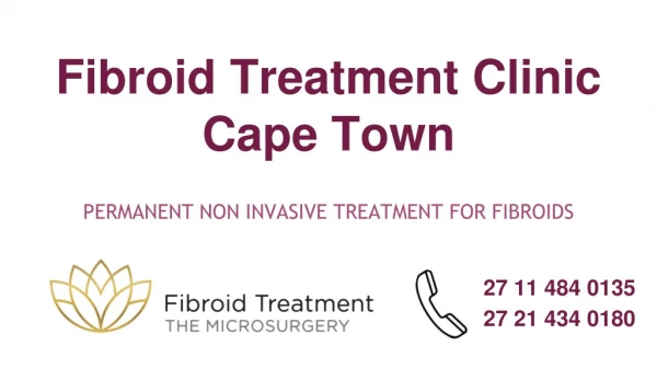 Fibroid Treatment Clinic Cape Town